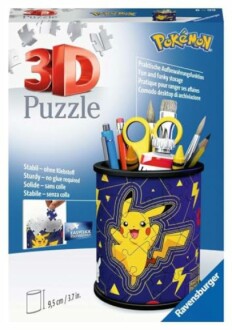 3D-puzzel van Pikachu als pennenhouder