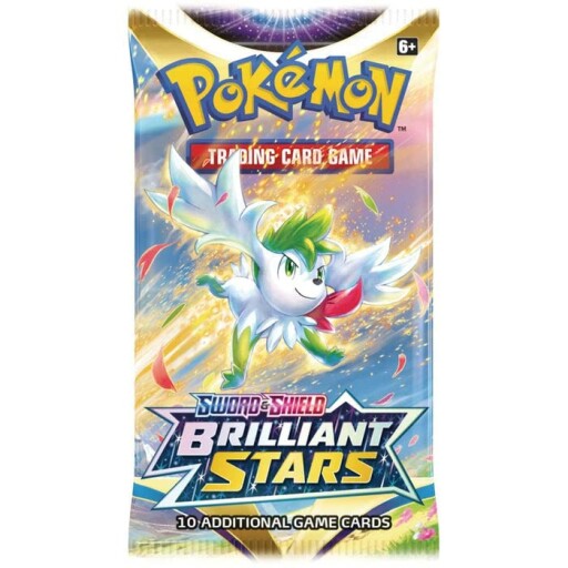 Pokémon kaarten Zwaard en Schild - 4x Brilliant Stars Booster Packs