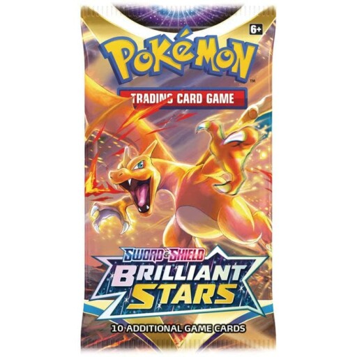 Inhoud van de Brilliant Stars Pokémon booster packs