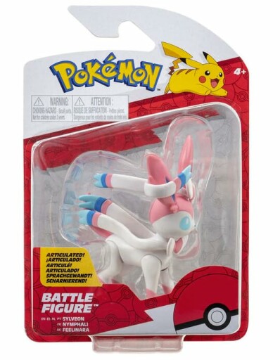 Pokemon Sylveon figuur in actie