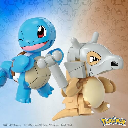 Lego-figuren van Squirtle en Marowak