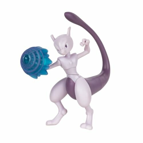 Mewtwo actiefiguur met blauwe energiebal