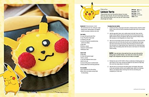 Citroentaart met Pikachu-thema en recept