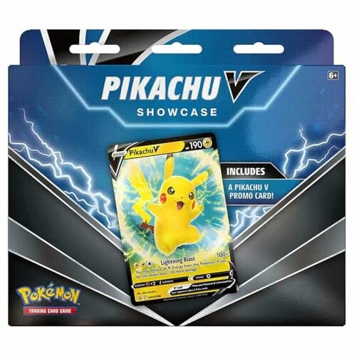 Pikachu V Showcase met promotiekaart