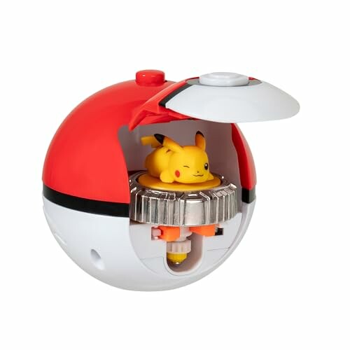 Speelgoed Pokéball met Pikachu-figuur erin