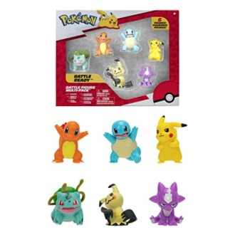 Bandai Pokémon Set van 6 Figuren