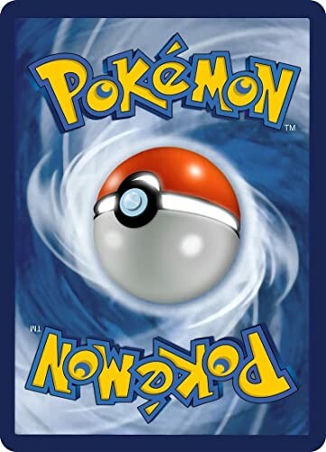 Achterkant van een Pokémon-kaart met logo en Pokébal.