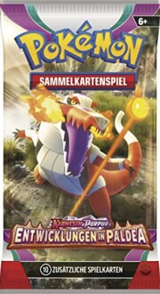 Pakje Pokémon kaarten met Karmine en Purpur thema