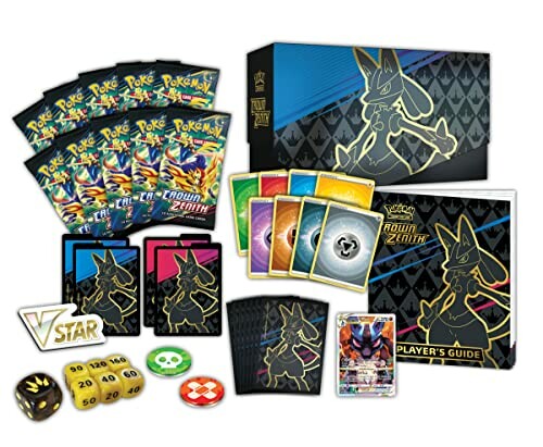 Pokémon kaarten en accessoires uit de Crown Zenith Elite Trainer Box