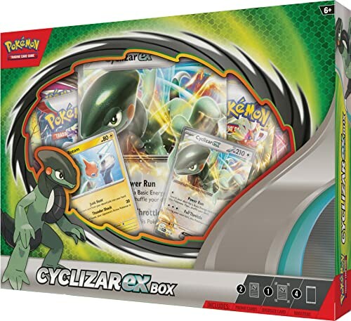 Pokémon Cyclizar EX Box met kaarten en verpakking