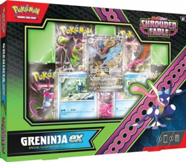 Pokemon kaartenset met Greninja EX en andere kaarten