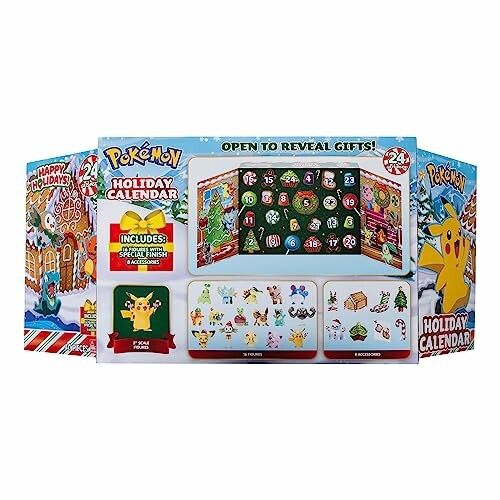 Pokemon vakantie kalender met cadeaus