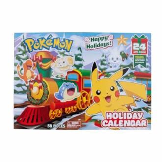 Pokemon adventskalender met trein en personages