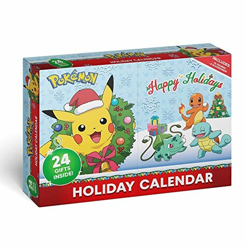 Pokemon vakantie adventskalender met Pikachu en andere figuren