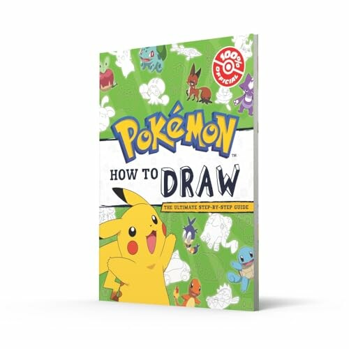 Pokemon tekenboek met Pikachu op de omslag