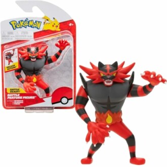 Incineroar actiefiguur en verpakking