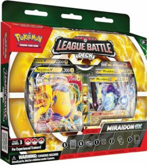 Pokémon League Battle Deck met Miraidon ex kaarten