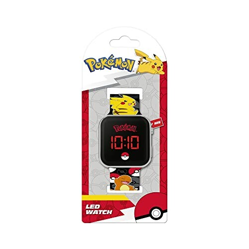 Pokémon LED-horloge met Pikachu-thema