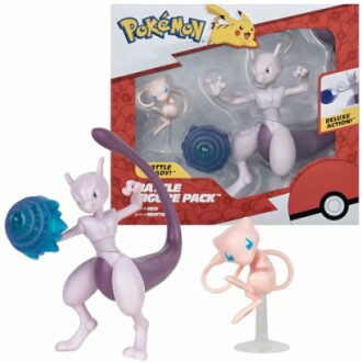 Pokemon Figuren 2-Pack Mew & Mewtwo