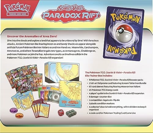 Pokémon kaarten en accessoires van Paradox Rift Elite Trainer Box