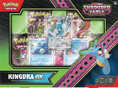 Pokémon Kingdra EX kaartenset met illustraties