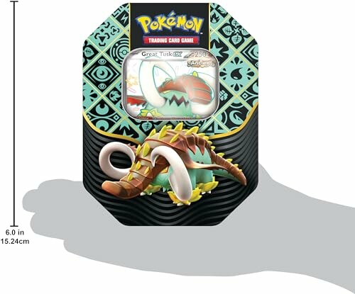 Pokemon TCG blik met Great Tusk-ontwerp