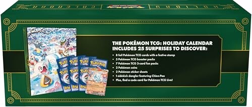 Pokémon TCG vakantiekalender met 25 verrassingen