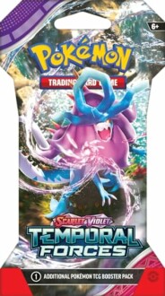 Pokemon kaartspel boosterpack met Temporal Forces thema