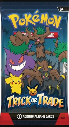 Pokémon kaartenpakket met Gengar, Pikachu en Umbreon