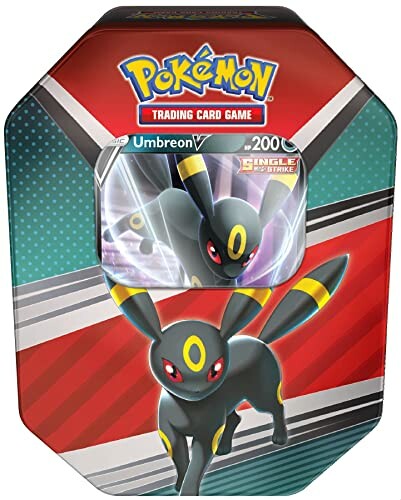 Pokémon trading card game tin met Umbreon V-kaart